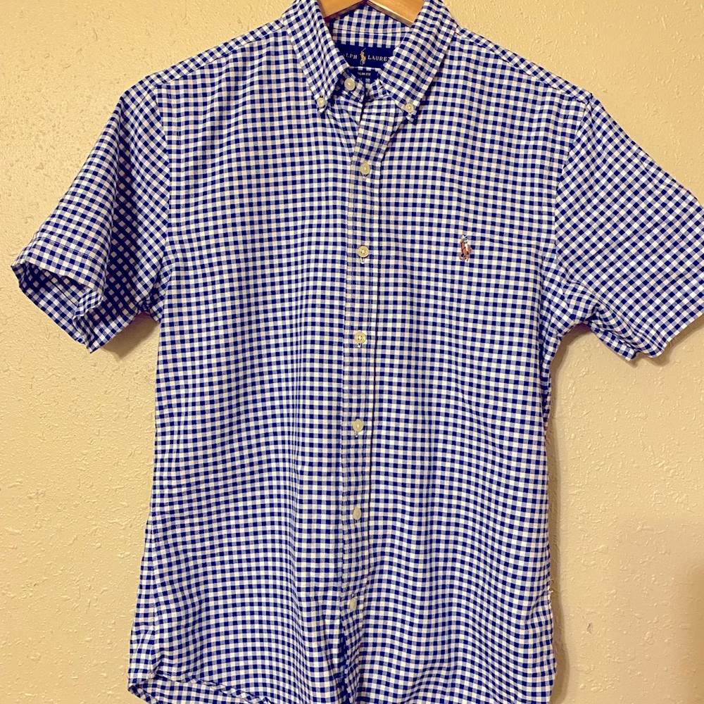 Slim fit button down